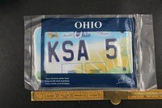 Ohio Motorcycle License Plate Ksa - 5 Birthplace Of Aviation