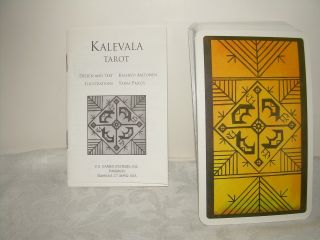 KALEVALA TAROT complete deck w/instructions Kalervo Aaltonen 1996 - near perfect 2