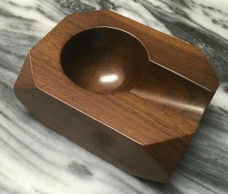 Vintage Estate Dunhill Single Pipe Stand Walnut -