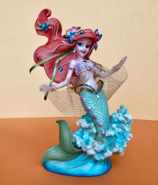 Enesco Disney Showcase Ariel Couture De Force Resin Little Mermaid Figurine
