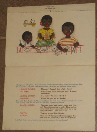 Little Black Sambo Rare 1944 Child 