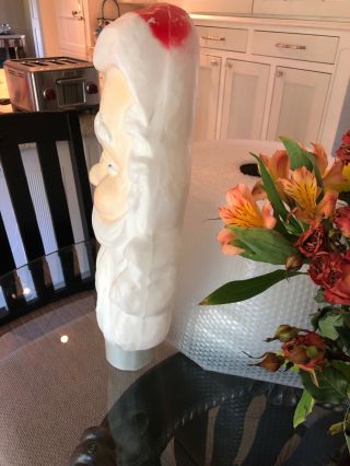 Vintage Christmas Santa Head Face Blow Mold - 1989 Union Products 5
