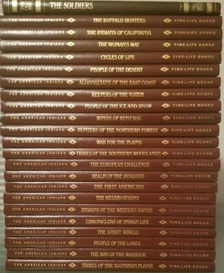 The American Indians 22 Volume Set Plus 1 The Old West Time - Life Books Hardcover