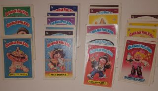 1985 Complete A/b 2nd Series 2 Set Garbage Pail Kids Gpk Trading Cards Stickers