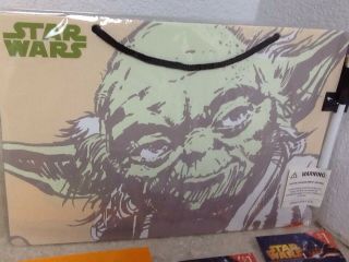 Star Wars Yoda Package/ Dry Erase Board,  Notebook,  Sticky notes,  Magnetic Pad,  Rare 4