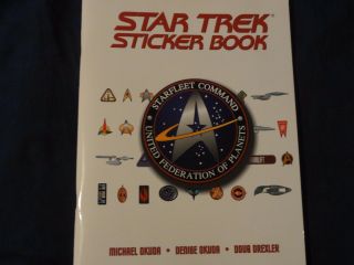 1999 Star Trek Sticker Book By Pocket Books & Paramount Pictures Ocuda & Drexler