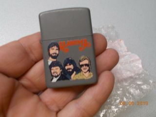 Zippo Lighter Rock/country Group Alabama,  Very Light Use,  Unknown Date