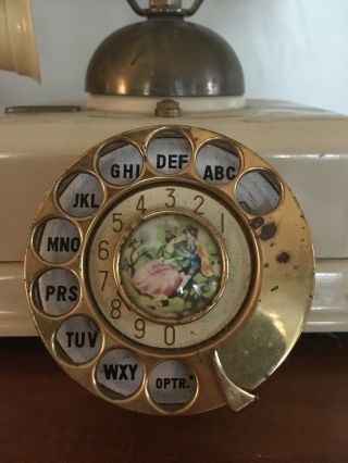 Vintage Duchess French Style Rotary Dial Telephone Phone Made In Japan 8