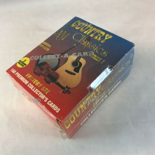 Country Classics 1992 Trading Cards: Complete Factory Set W/ 2 Holograms