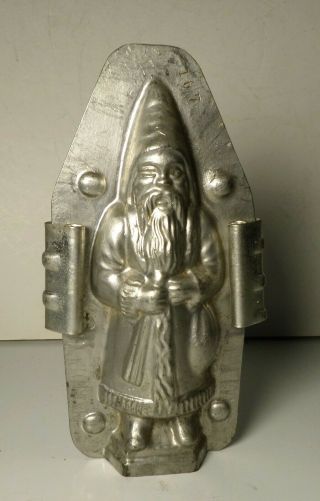 Vintage Father Christmas Belsnickle Santa Chocolate Candy Mold 5 " T