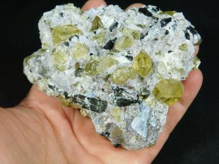 Around TEN Translucent APATITE Crystals in Big Matrix From Mexico 523gr e 3
