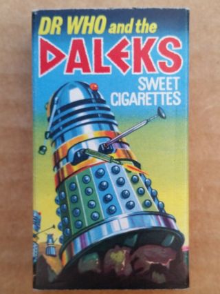 Dr.  Who And The Daleks Sweet Cigarette Packet C 1965 Cadet