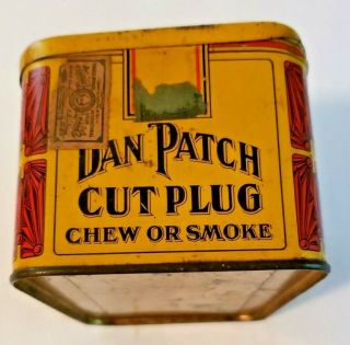 Vintage Dan Patch Cut Plug Tobacco Tin 4