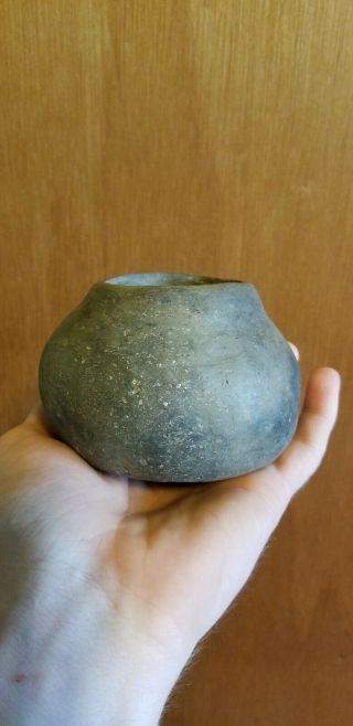 Authentic Mississippian Miniature Jar Pottery Artifact