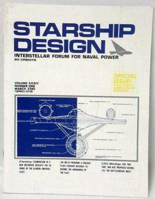 1987 Starship Design - Interstellar Forum For Naval Power Book - 40 Pgs (m3738)