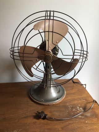 Vintage General Electric G - E Table Desk Fan Parts/repair