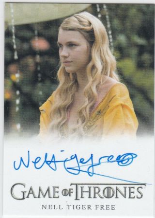 Game Of Thrones.  Nell Tiger As Myrcella Autograph Season 7 Full Bleed