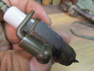 CHALLENGE Antique Spark Plug Primer Priming Cup Hit Miss Tractor Gas Engine 5