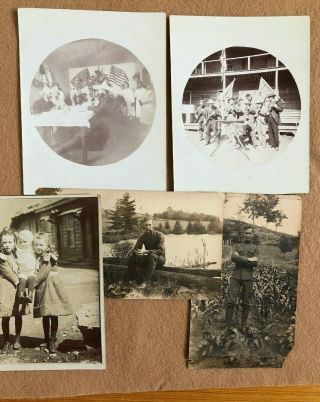 Rare 1896 - 1900 운산광산 Gold Mine Choson 조선 Korea 태극기 Photo American Korean 3