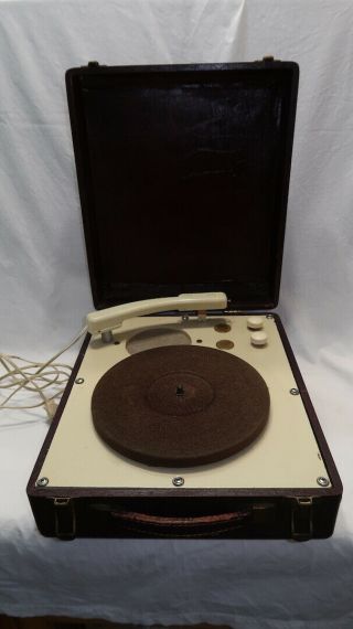 Vintage Electric Portable Record Player For 78 Records.