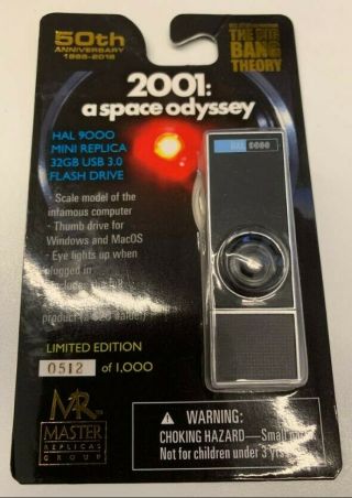 Master Replicas 2001 Space Odyssey: Hal 9000 16gb Usb 3.  0 Flash Drive