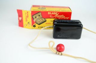 Vintage Bakelite Safety Razor Blade Sharpening Device By Blade Master