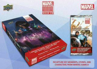 Upper Deck Marvel Annual 2018 - 19 Factory Hobby/booster Box