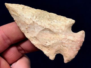 Colorful Snyders Point Scott Co,  Illinois Authentic Arrowhead Artifact Ab9818