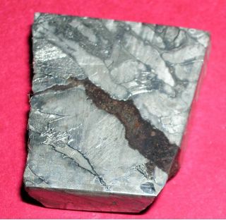 Seymchan Pallasite Meteorite 22.  1 Gram Etched Slice