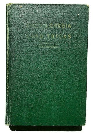 The Encyclopedia Of Card Tricks Edited By Jean Hugard