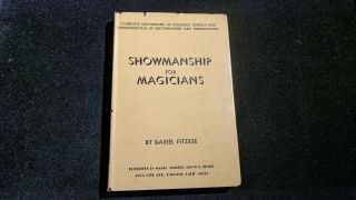 Showmanship For Magicians - Dariel Fitzkee Magic Tricks Book