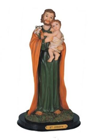 12 " Inch Saint St Joseph Santo Jose Statue Figurine Figure Religious Catholic
