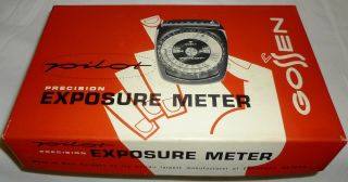 Vintage Gossen Photography Precision Exposure Meter Pilot West Germany Nmb