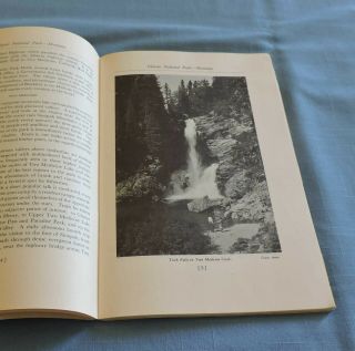 1936 Glacier National Park Souvenir,  Fold - Out Map & Ranger Naturalist Service 5