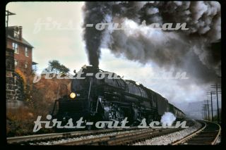 Duplicate Slide - Baltimore & Ohio B&o Steam Em - 1 Action On Hopper Train
