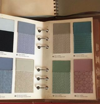 1961 Cadillac Color And Upholstery Selections 5