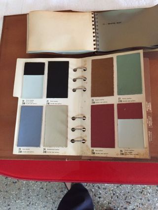 1961 Cadillac Color And Upholstery Selections 6