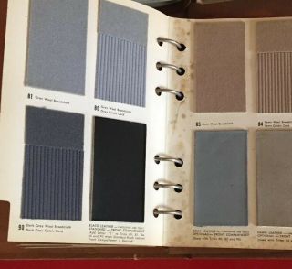 1961 Cadillac Color And Upholstery Selections 7