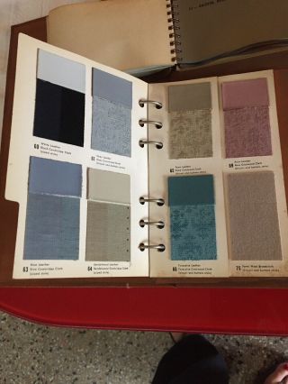 1961 Cadillac Color And Upholstery Selections 8