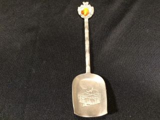 Vintage Devils Tower Wyoming Shovel Collectible Silver Spoon Souvenir