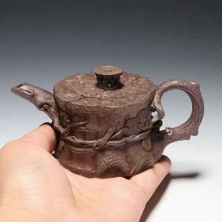 Oldzisha - China Yixing Zisha Pottery Small 100cc Teapot By Master Chen Mingyuan