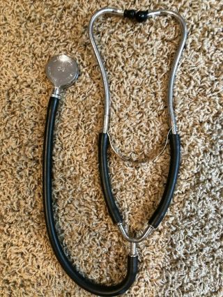 Vintage Fleischer Stethoscope B - D Becton Dickinson Head Rutherford Nj Complete