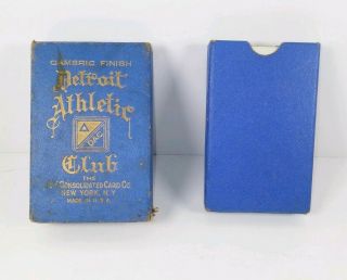 Vintage Detroit Athletic Club DAC Playing Cards,  Full Deck 3
