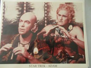 Charles Napier Autograph Autograph Signature 8x10 Star Trek Adam
