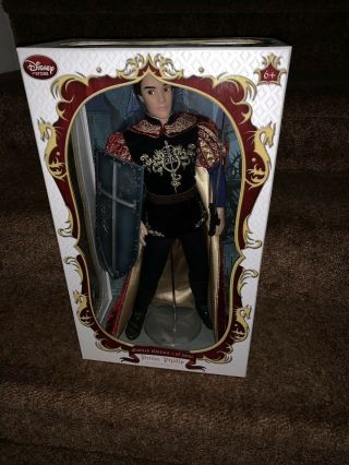Disney Store Sleeping Beauty Prince Phillip 17 " Limited Edition Doll Le 3500