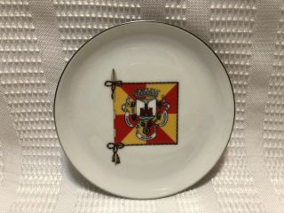 Spal - Air Portugal - City Of “angra Do Heroismo” Seal - Mini Collector Plate