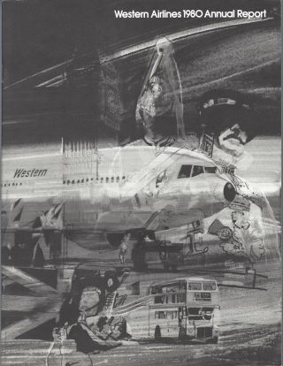 Western Airlines Annual Report 1980 [3052]