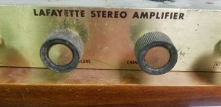 Lafayette Stereo Amplifier Model KT 126 turns on and tubes light 2