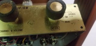 Lafayette Stereo Amplifier Model KT 126 turns on and tubes light 4