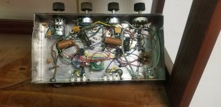 Lafayette Stereo Amplifier Model KT 126 turns on and tubes light 5